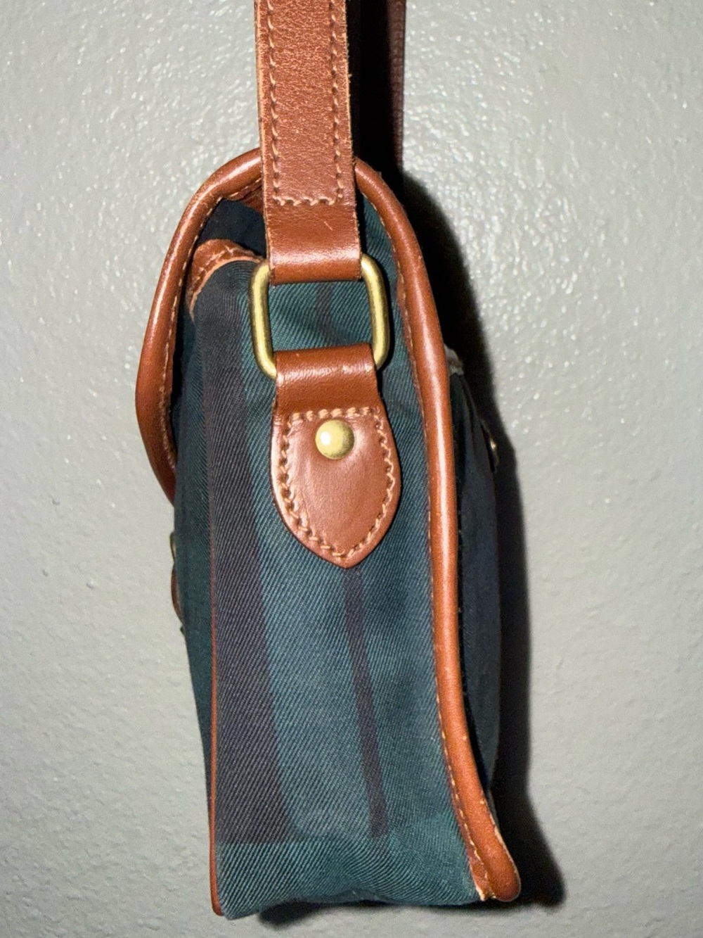 Vintage Polo by Ralph Lauren
Blackwatch Plaid Crossbody Bag
Leather Trim - Picture 5 of 9